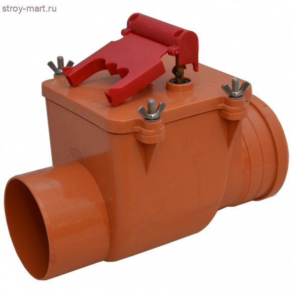 Клапан PP-H коричневый обратный для НПВХ и PP-H Дн 110 в комплекте - 027-7924 Клапан PP-H коричневый обратный для НПВХ и PP-H Дн 110 в комплекте - 027-7924