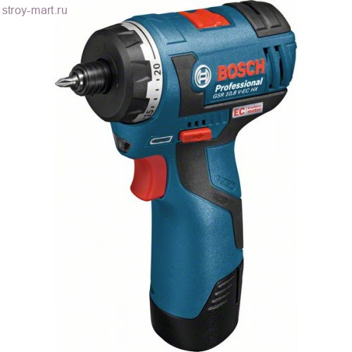 Аккумуляторный шуруповерт 10,8 V-EC HX - 06019D4102 Аккумуляторный шуруповерт 10,8 V-EC HX - 06019D4102