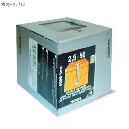 Гвозди Gunnebo 50х2.5 мм черные (500 шт. в уп., 1,5 кг.) - С-000112905 Гвозди Gunnebo 50х2.5 мм черные (500 шт. в уп., 1,5 кг.) - С-000112905