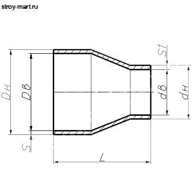 Переход сталь повышенного качества Дн 325х133 ГОСТ 17378-2001 - 027-9168 Переход сталь повышенного качества Дн 325х133 ГОСТ 17378-2001 - 027-9168