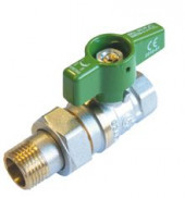 Кран шаровой латунь Uno+ 1757 Ду 20 ВР/американка бабочка STC 1757 - 4606034138014 Кран шаровой латунь Uno+ 1757 Ду 20 ВР/американка бабочка STC 1757 - 4606034138014