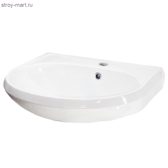 Умывальник Вест белый 1 отверстие 2 величины б/комплекта Santeri - 4606034156476