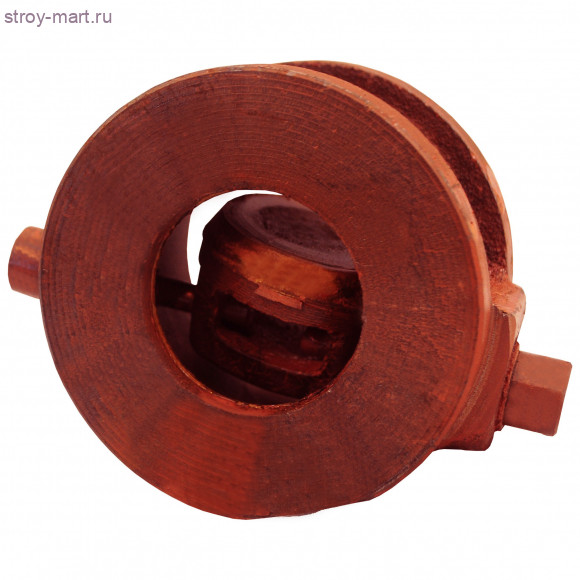 Клапан обратный чугун 19ч21бр Ду 200 Ру16 межфл поворотный - 019-0063