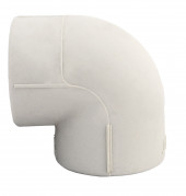 Угольник PP-R серый Дн 40х45 Firat - 4606034033135 Угольник PP-R серый Дн 40х45 Firat - 4606034033135