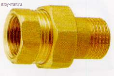 Соединитель латунь американка Ду 25 угл ВР/НР Faro STC 5682 - 4606034007129 Соединитель латунь американка Ду 25 угл ВР/НР Faro STC 5682 - 4606034007129