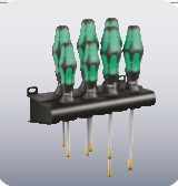 392 Отвертка для сменных битов с гибким стержнем 028160 - WE-028160 392 Отвертка для сменных битов с гибким стержнем 028160 - WE-028160