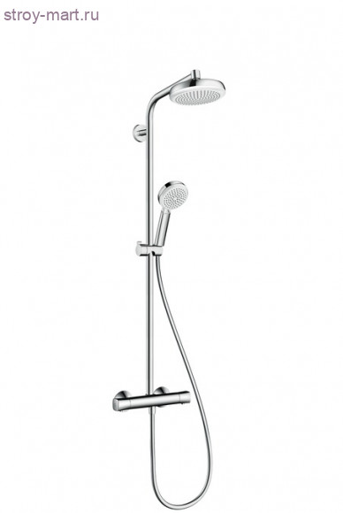 Crometta 160 1jet Showerpipe Crometta 100 27264400 Crometta 160 1jet Showerpipe Crometta 100 27264400