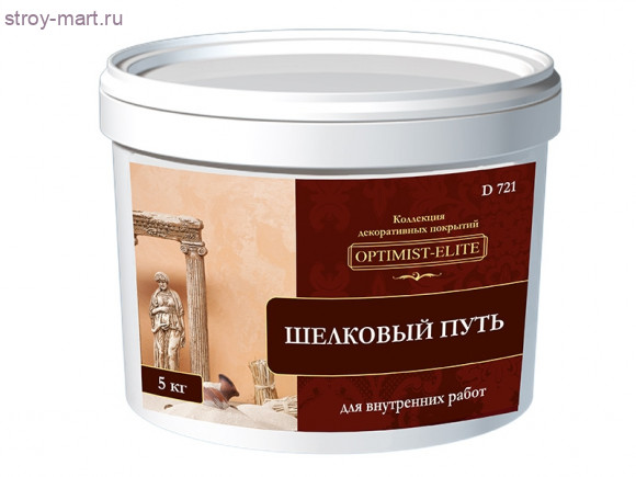 Декоративное покрытие «Шелковый путь» для наружных и внутренних работ 5 кг. D 721 - С-000074109 Декоративное покрытие «Шелковый путь» для наружных и внутренних работ 5 кг. D 721 - С-000074109