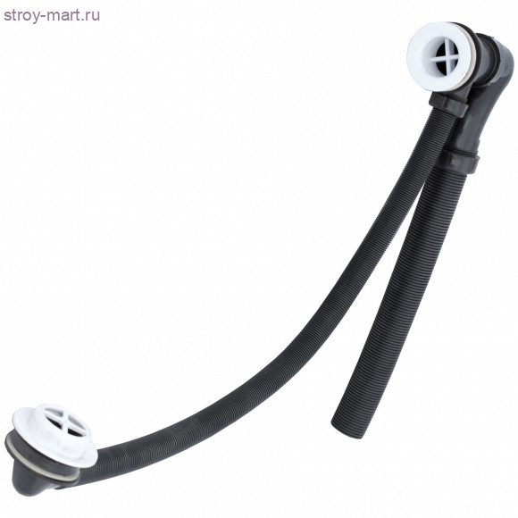 Сифон для ванны нерж/сетка с гофрой -4606034002353 Сифон для ванны нерж/сетка с гофрой -4606034002353