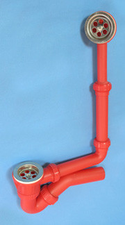 Сифон для ванны нерж/сетка с гофрой -4606034002353 Сифон для ванны нерж/сетка с гофрой -4606034002353