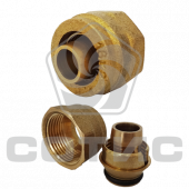 Соединитель конусный латунный ЦВЕТЛИТ - 16х2,2 G 3/4' евроконус CDFA2111A20002 Соединитель конусный латунный ЦВЕТЛИТ - 16х2,2 G 3/4' евроконус CDFA2111A20002