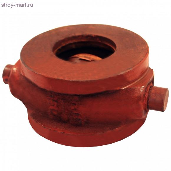 Клапан обратный чугун 19ч21бр Ду 250 Ру16 межфл поворотный - 019-0064