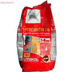 Затирка Litochrom 1-6 C.40 антрацит 2 кг - С-000014875 Затирка Litochrom 1-6 C.40 антрацит 2 кг - С-000014875