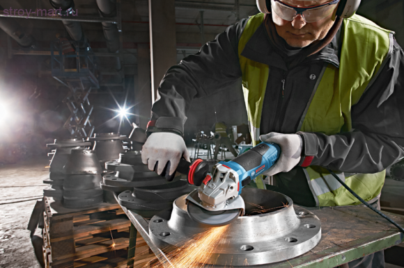 Угловая шлифмашина Bosch GWS 15-125 CIX Professional - 601795102 Угловая шлифмашина Bosch GWS 15-125 CIX Professional - 601795102