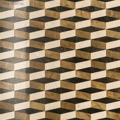 Шарм Крим вставка Оптик 60x60 шлифованная Шарм Крим вставка Оптик 60x60 шлифованная