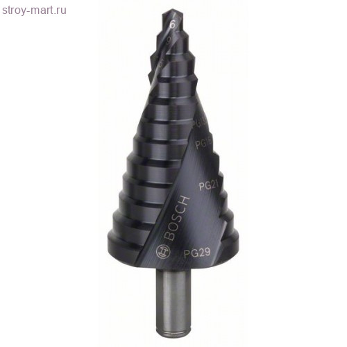 Ступ сверло HSS-AlTiN 12 ступ PG7-PG21 - 2608588072 Ступ сверло HSS-AlTiN 12 ступ PG7-PG21 - 2608588072