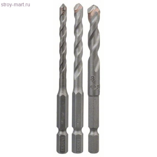 Набор сверл HEX-9 Ceramic 5/6/8 мм, 3 шт - 2608589527