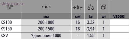 Корпусное зажимное устройство KS BESSEY KS150