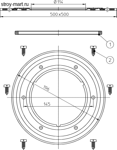 Фланец гидроизоляционный HL 83.H Фланец гидроизоляционный HL 83.H