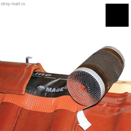 Аэроэлемент конька/хребта Venti-Line M 230, 5000мм, алюм. черный - С-000115907 Аэроэлемент конька/хребта Venti-Line M 230, 5000мм, алюм. черный - С-000115907