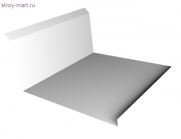 Планка примыкания нижняя Grand Line 122*260мм Zn L=2м - С-000104511 Планка примыкания нижняя Grand Line 122*260мм Zn L=2м - С-000104511