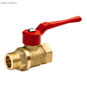 Кран шаровой латунь 11б27п1 А31 Ду 20 ВР/НР рычаг БАЗ А300мр Кран шаровой латунь 11б27п1 А31 Ду 20 ВР/НР рычаг БАЗ А300мр
