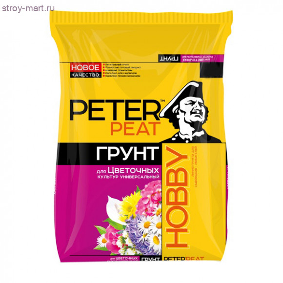 Грунт «Универсальный для цветочных культур'линия Хобби 10л - С-000107552 Грунт «Универсальный для цветочных культур'линия Хобби 10л - С-000107552