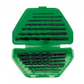 Набор сверл по металлу «Sparta», 1,5-6,5 мм (через 0,5 мм), 13 шт., пласт. бокс, цилин. хвостовик / 723455 - С-000119891