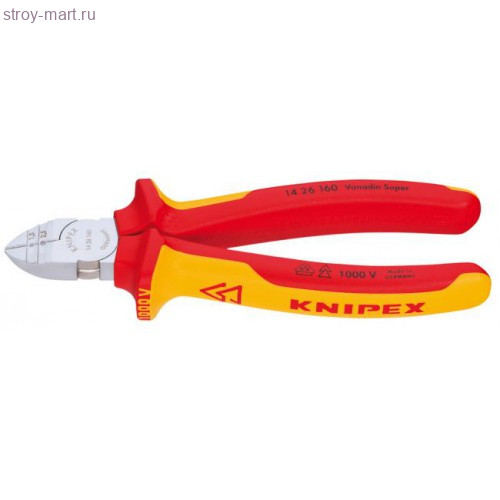 Кусачки диагональные для удаления изоляции 14 26 160 - KN-1426160