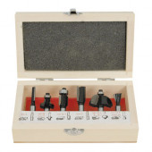 Фрезы по дереву «FIT» для фасок в деревянном корпусе 8 мм 6 шт./36568 - С-000115089 Фрезы по дереву «FIT» для фасок в деревянном корпусе 8 мм 6 шт./36568 - С-000115089