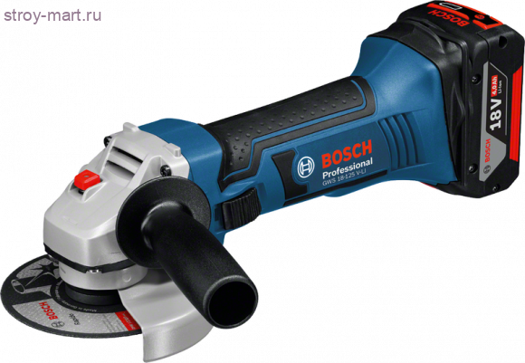 Аккумуляторные угловые шлифмашины Bosch GWS 18-125 V-LI Professional - 060193A30B