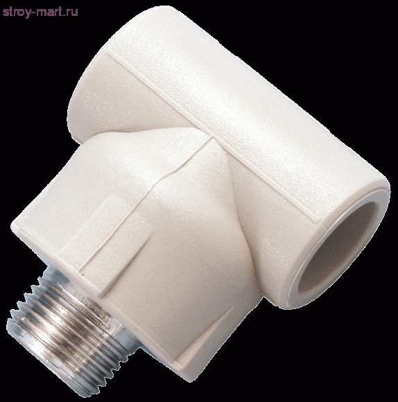 Тройник PP-R комбинированн серый Дн 20х1/2 НР Firat - 4606034033432 Тройник PP-R комбинированн серый Дн 20х1/2 НР Firat - 4606034033432