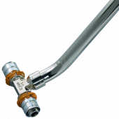 Тройник МП для подкл труб к радиатору латунь MLC Дн 20 пресс L=350мм Uponor 1015653 - 027-6876