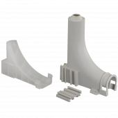 Фиксатор разборный колена для труб пластик 25/20 для труб 16 Uponor 1009008 Фиксатор разборный колена для труб пластик 25/20 для труб 16 Uponor 1009008