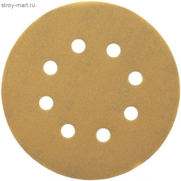 Шлифкруг,липучка, 8отв,ф125мм,К240,25шт,д\дерева,краски - DT 3117 Шлифкруг,липучка, 8отв,ф125мм,К240,25шт,д\дерева,краски - DT 3117