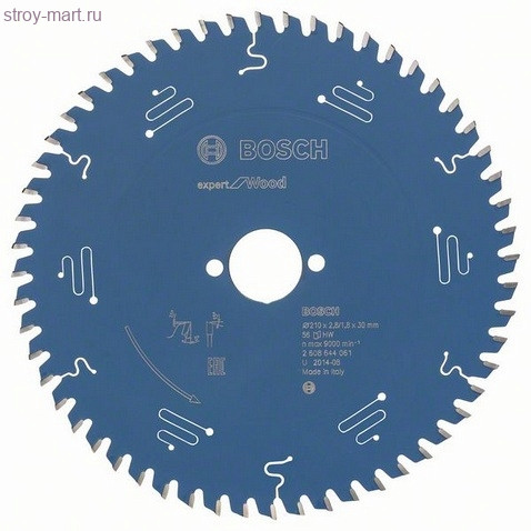 Цирк диск Expert for Wood 210x30x2.8/1.8x56T - 2608644061 Цирк диск Expert for Wood 210x30x2.8/1.8x56T - 2608644061