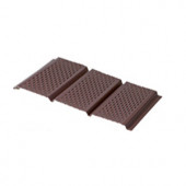 AS Софит с полной перфорацией 303х2400мм ПЭ RAL 8017 коричневый - С-000100096