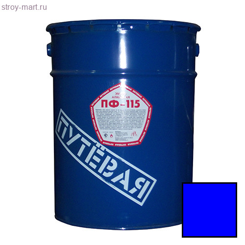 Эмаль ПФ-115 «Путевая» синяя 20 кг. / Ярославль - С-000085501 Эмаль ПФ-115 «Путевая» синяя 20 кг. / Ярославль - С-000085501