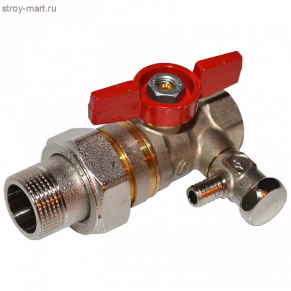 Кран шаровой латунь R919S Ду 20 ВР/американка полный проход бабочка со спускником Giacomini R919SX005 Кран шаровой латунь R919S Ду 20 ВР/американка полный проход бабочка со спускником Giacomini R919SX005
