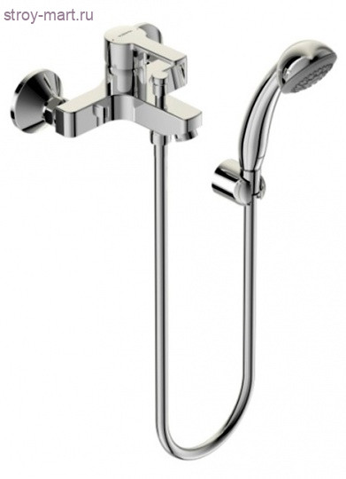 Смеситель одноручный для ванны/душа Уно/Uno хром литой излив Vidima BA238AA Смеситель одноручный для ванны/душа Уно/Uno хром литой излив Vidima BA238AA