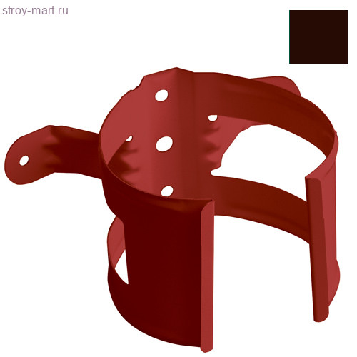 Grand Line кронштейн трубы на дерево 90 мм RR 32 темно-коричневый - С-000089937