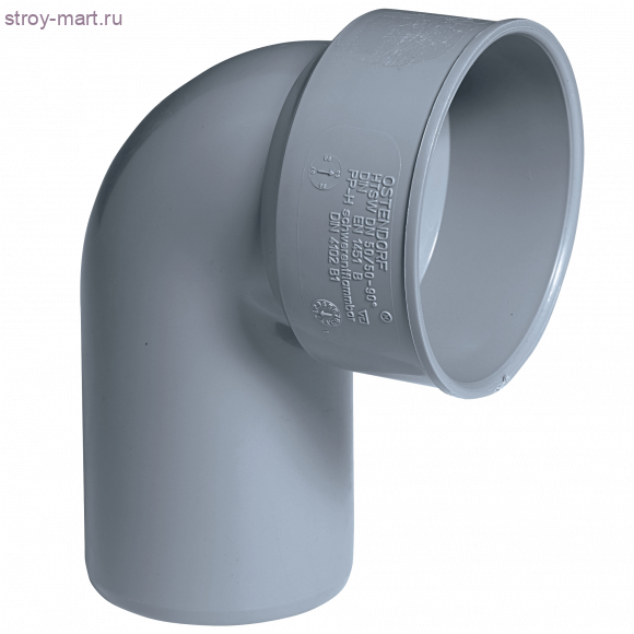 Отвод PP-H серый б/н сифонный Дн 50х90 в/к Ostendorf 112950 Отвод PP-H серый б/н сифонный Дн 50х90 в/к Ostendorf 112950