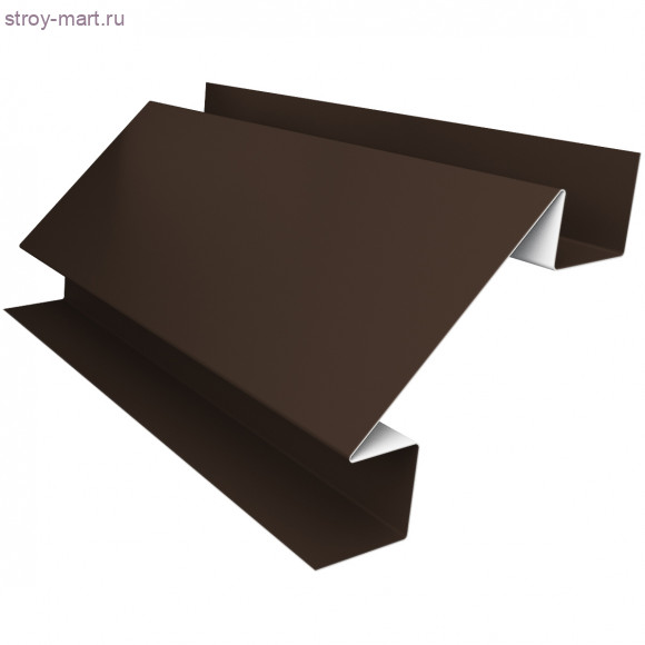 Планка угла внутреннего сложная 75*75мм, L-2м, PE - С-000100154 Планка угла внутреннего сложная 75*75мм, L-2м, PE - С-000100154