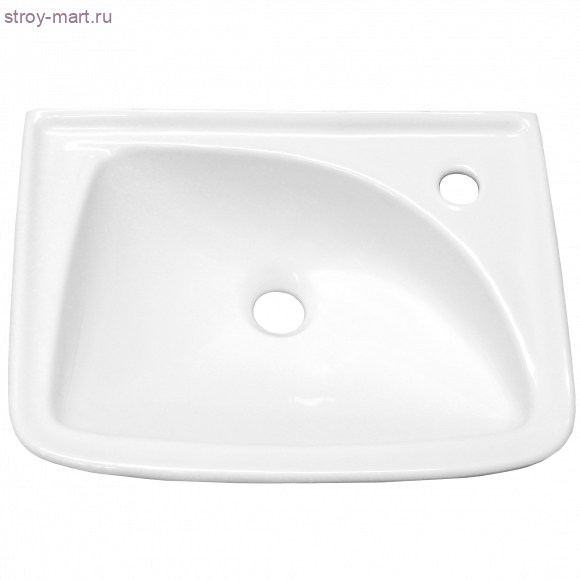 Умывальник прав УЮТ белый 1 отверстие 1 величины б/комплекта Лобня - 4606034065976 Умывальник прав УЮТ белый 1 отверстие 1 величины б/комплекта Лобня - 4606034065976