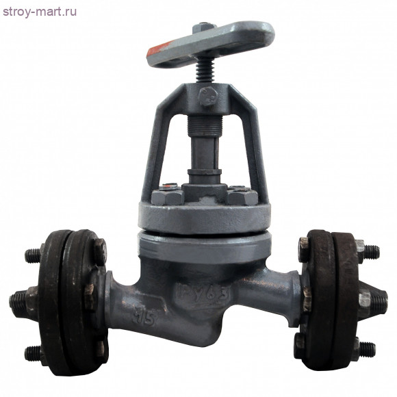 Клапан запорн сталь 15с52нж10 Ду 15 Ру63 фл в комплекте с отв/фл ИКАР - 007-0257 Клапан запорн сталь 15с52нж10 Ду 15 Ру63 фл в комплекте с отв/фл ИКАР - 007-0257