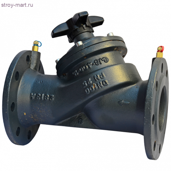 Клапан балансировочный MSV-F2 с изм/нип Ду 40 Ру25 ручной фл Danfoss 003Z1096 Клапан балансировочный MSV-F2 с изм/нип Ду 40 Ру25 ручной фл Danfoss 003Z1096