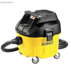 Пылесос промышленный, 26.5л, 1250 Вт, Класс L , DEWALT DWV900L Пылесос промышленный, 26.5л, 1250 Вт, Класс L , DEWALT DWV900L