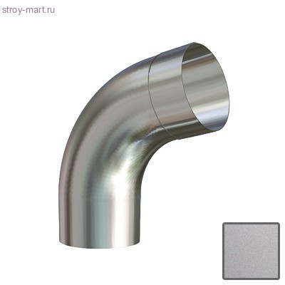Lindab Колено соединения трубы 90мм (045) RAL 9006 серебристый - С-000092403 Lindab Колено соединения трубы 90мм (045) RAL 9006 серебристый - С-000092403