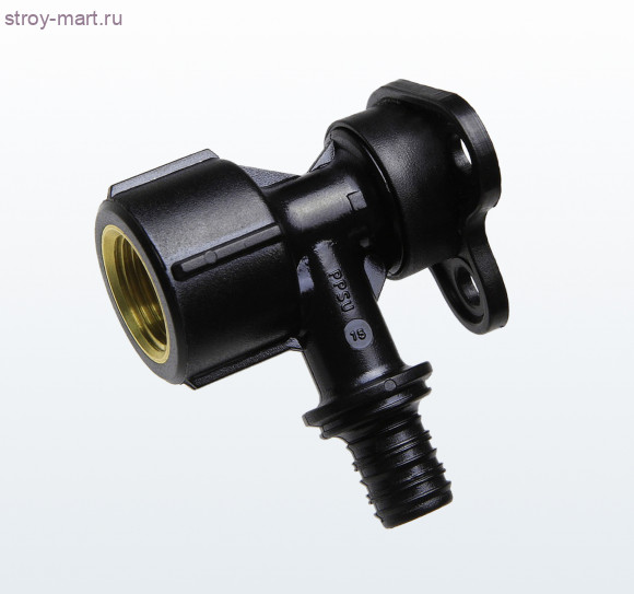 Угольник для PE-Xa для настенного монтожа PPSU/латунь Monolit Дн 20х3/4 ВР ELSEN EFA25.20-34W