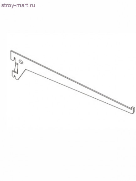 Кронштейн однорядный 350 мм «Белый» Кронштейн однорядный 350 мм «Белый»